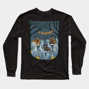 Day of The Dead Cats Long Sleeve T-Shirt